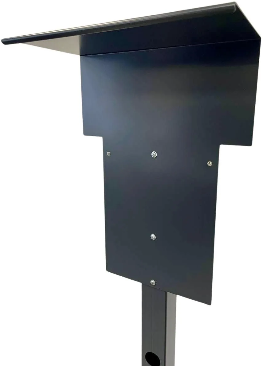 Doppelladesäule DUO passend für EcoFlow PowerPulse Wallbox mit Dach | Doppel-Stele | Doppel-Standsäule - ABL EMH1 Wallbox Doppelstandsäule ...