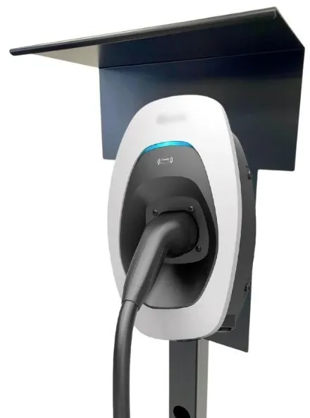 Delta Electronics AC Max Wallbox Doppelstandsäule Doppelladesäule Duppel-Standfuß Doppel-Stele mit