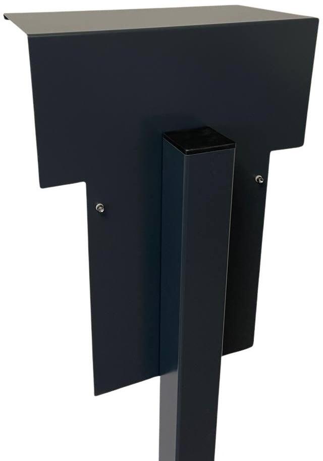 Ladesäule passend für E.ON eBox und Innogy / Compleo eBox Wallbox mit Dach | Stele | Standsäule - Innogy / Compleo / E.ON eBox Wallbox Standsäule  ...