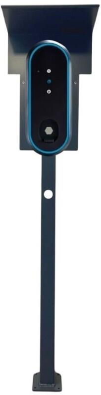 Ladesäule passend für E.ON eBox und Innogy / Compleo eBox Wallbox mit Dach | Stele | Standsäule -