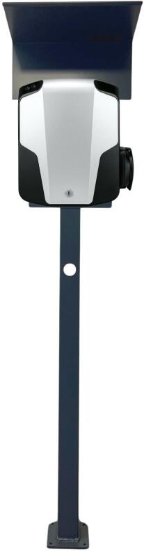 Ladesäule passend für ABL EMH1 Wallbox mit Dach | Stele | Standsäule - ABL EMH1 Wallbox Standsäule