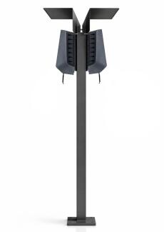 Doppelladesäule passend für Easee Wallbox mit Dach Stele Standsäule