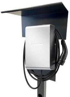 Ladesäule passend für Senec Pro S Wallbox mit Dach Stele Standsäule