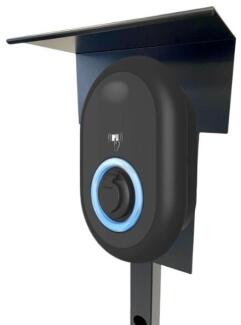 Ladesäule passend für E.ON Drive vBox Wallbox mit Dach Stele Standsäule