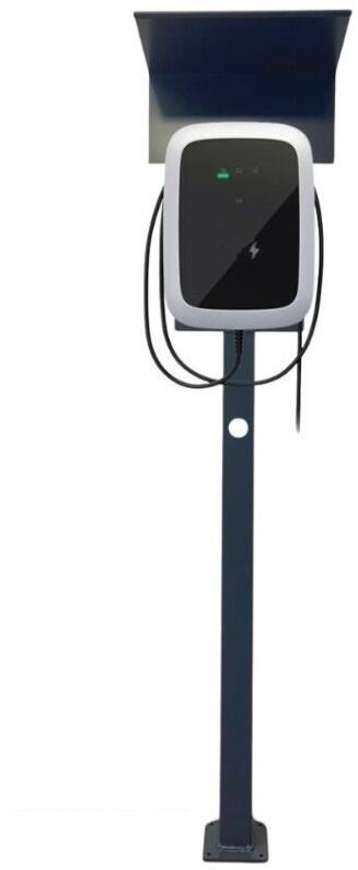 Ladesäule passend für ELLI VW Audi Skoda Wallbox mit Dach | Stele | Standsäule - ELLI VW Audi Skoda 