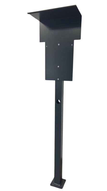 Ladesäule passend für Heidelberg Wallbox mit Dach | Stele | Standsäule - Heidelberg Wallbox