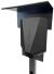Doppelladesäule DUO passend für Easee Wallbox mit Dach | Doppel-Stele | Doppel-Standsäule - Easee