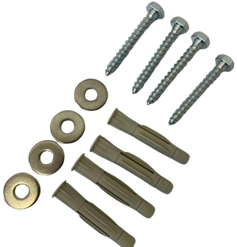 Motagezubehör Schrauben Dübeln der AURORA Wallbox Doppelstandsäule Doppelladesäule Duppel-Standfuß